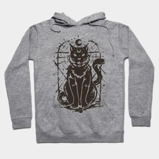 Dark Cat Magical Feline Hoodie